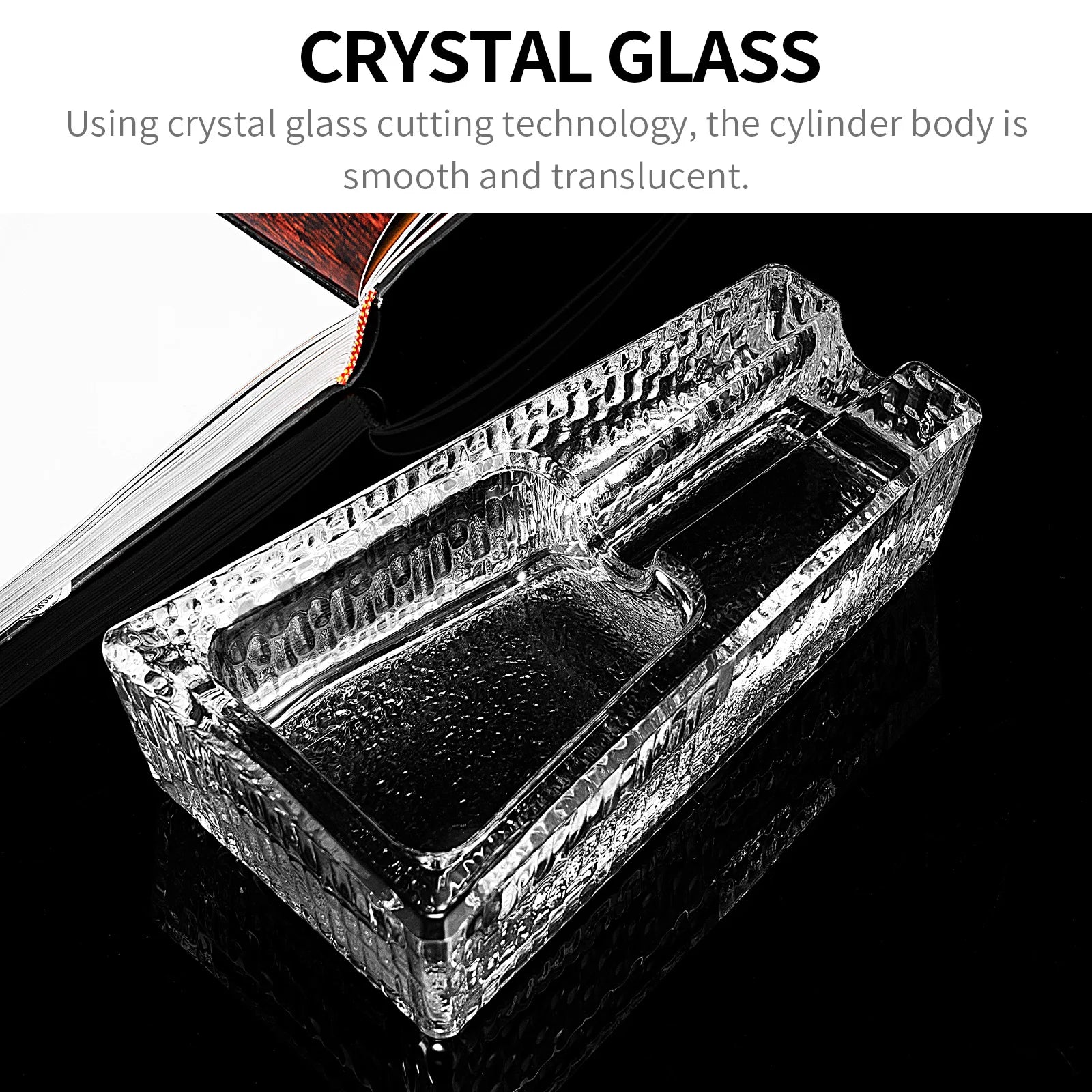 Clear Glass Ashtray B