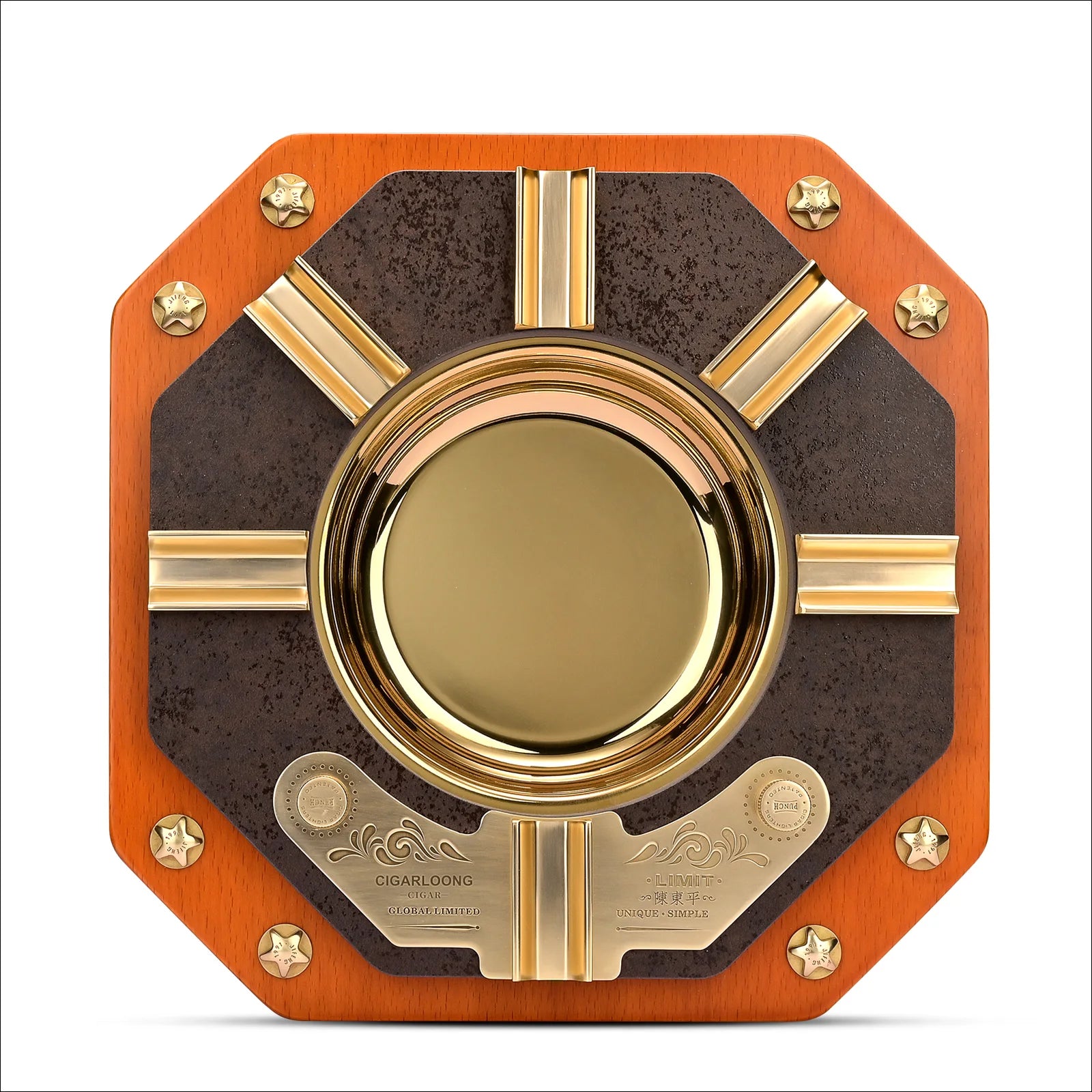 Orange Merbau Ashtray