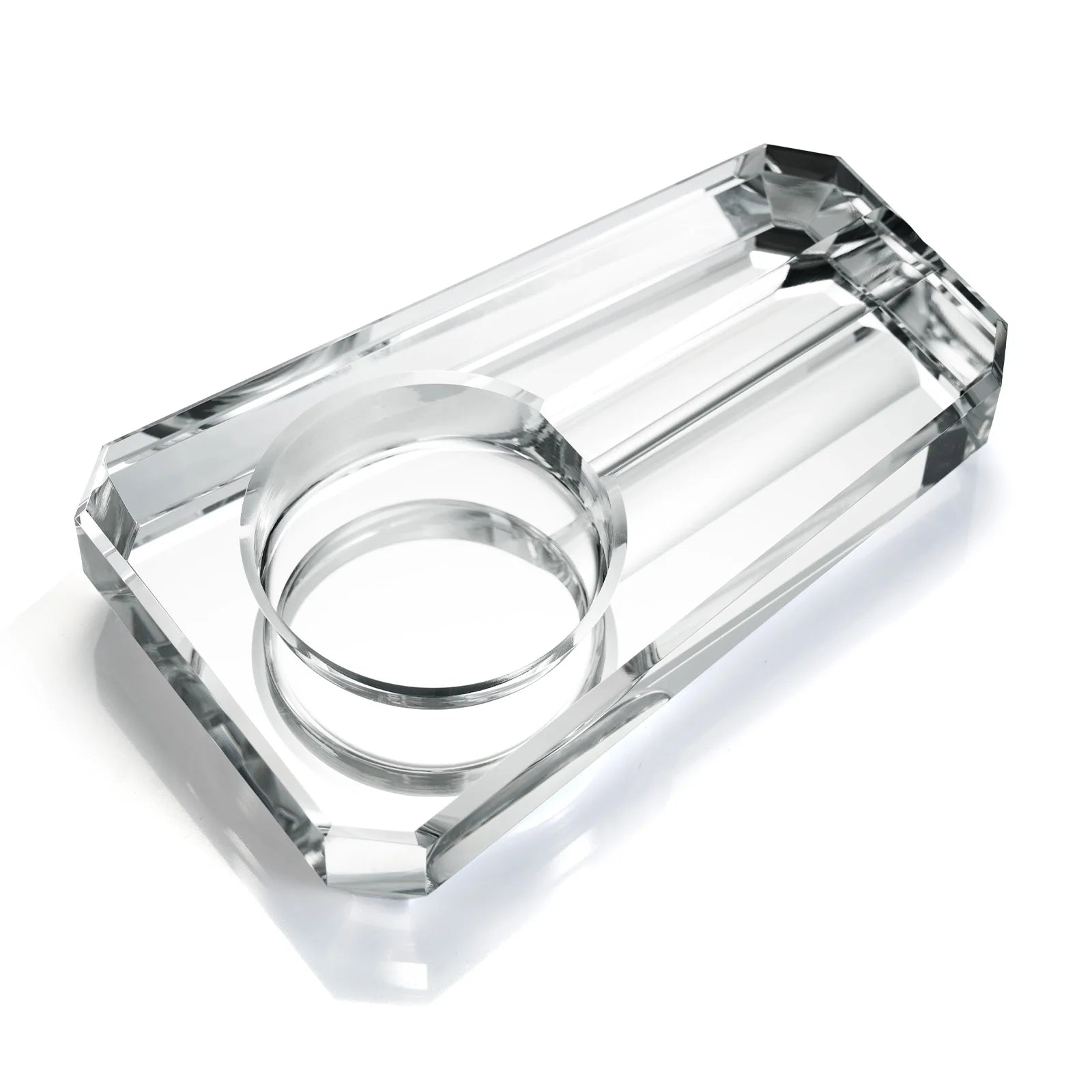 Silver Crystal Ashtray