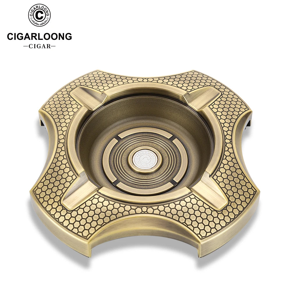 Gold Vintage Ashtray