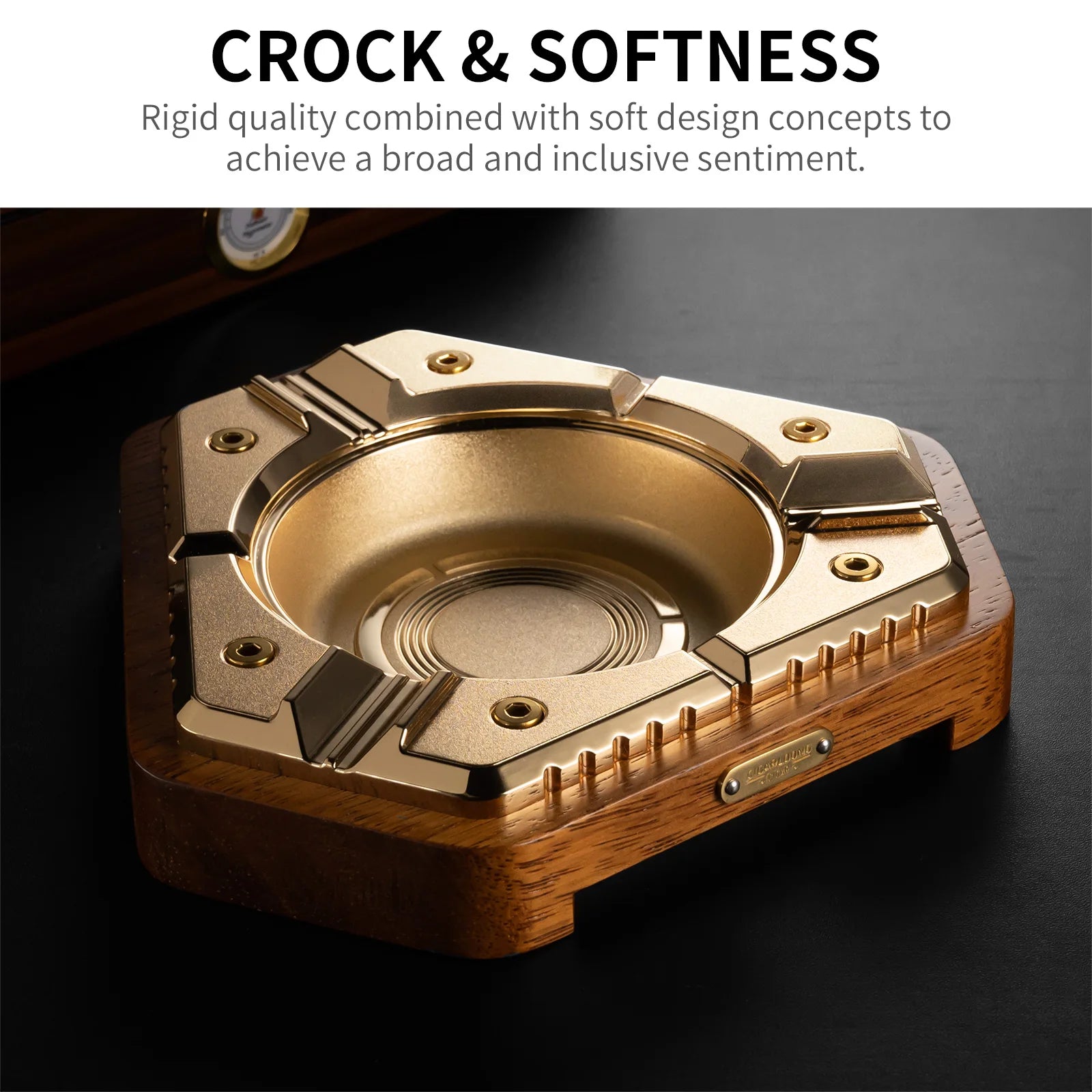 Brilliant Black Ashtray