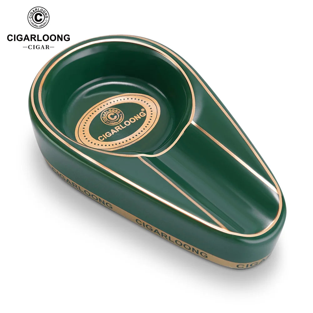 White Ceramic Ashtray