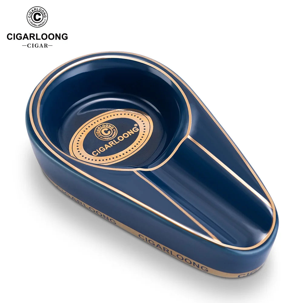 White Ceramic Ashtray