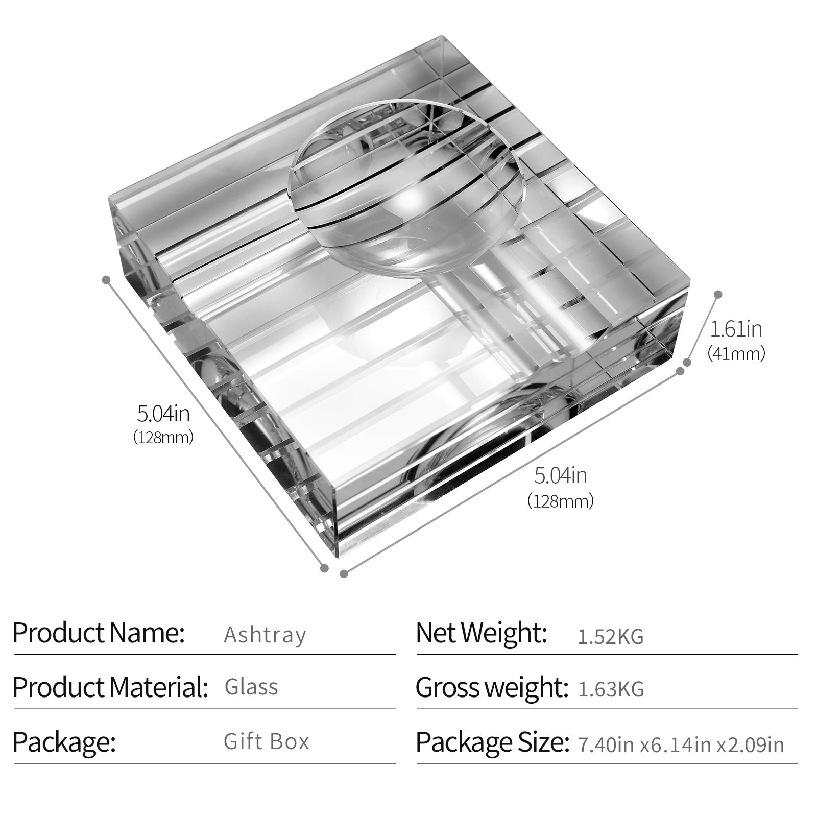 Clear Crystal Tabletop