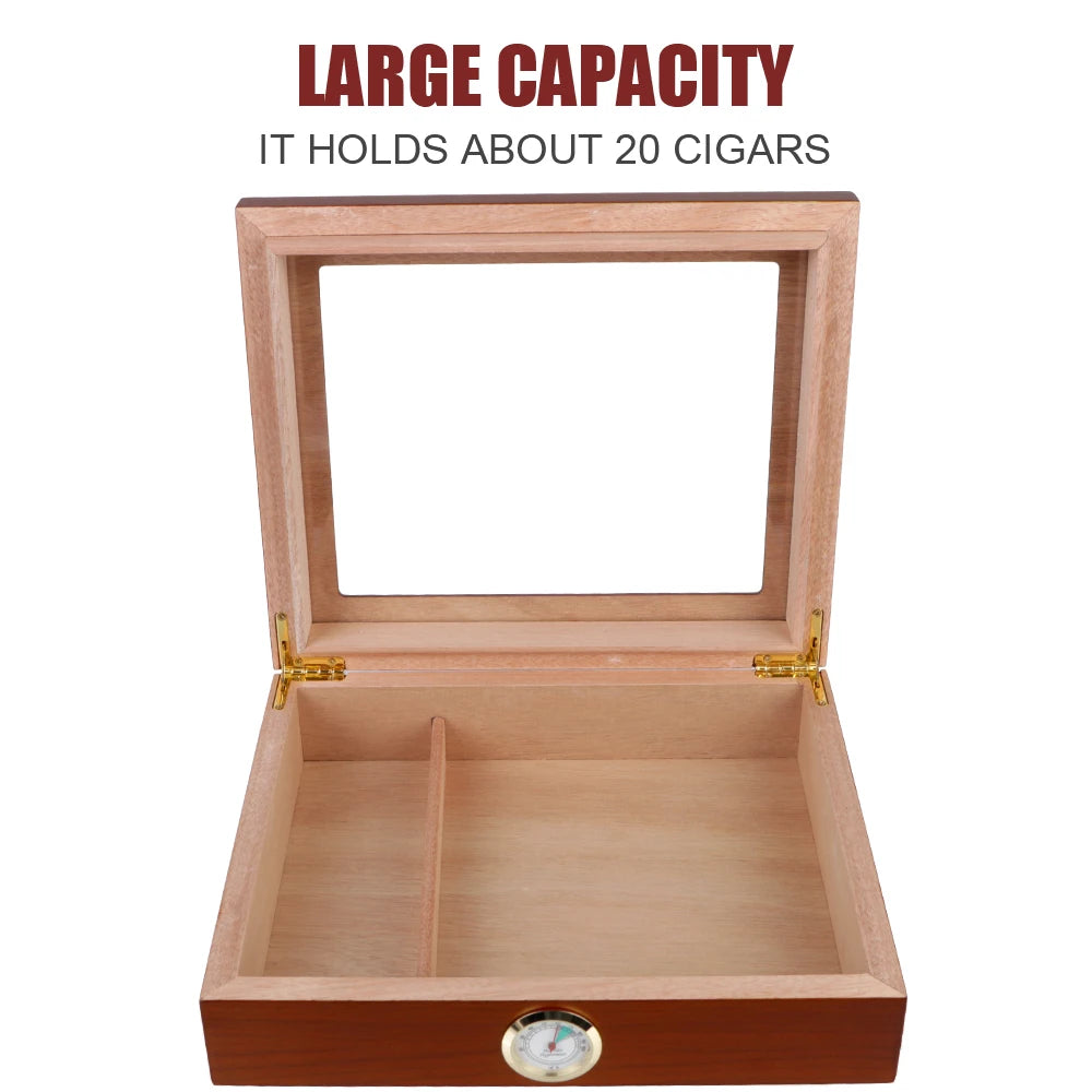 Red Transparent Humidor