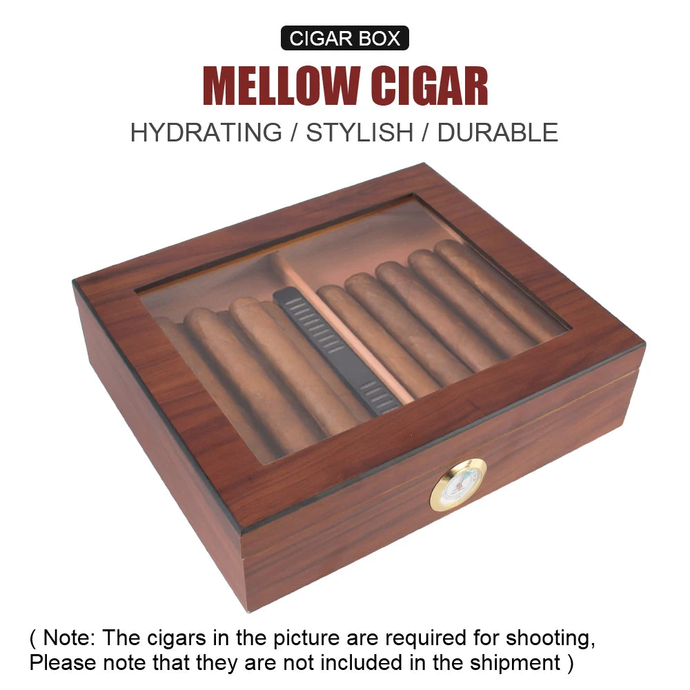 Red Transparent Humidor
