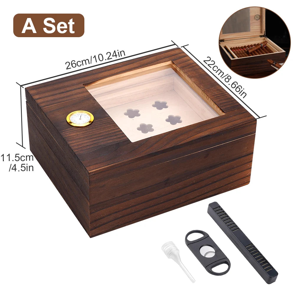20-50 Glass Humidor