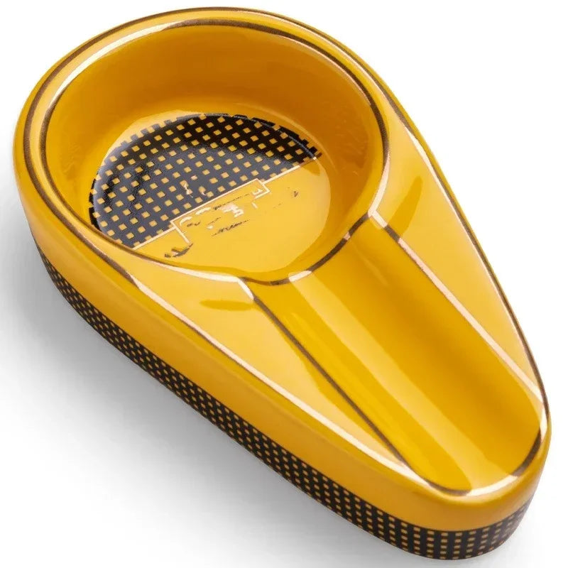 Cigar Gadgets Home Cigar Ashtray Portable Ceramic Cigars Ash Tray Tobacco Cigarette Ashtrays Holder