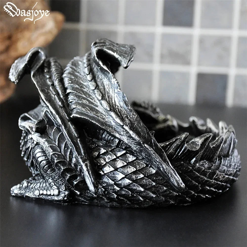 Dungeons DND Dice Board Cigar Game Dragon Dice Display Ashtray Tray Household Home Decor Smoking Cigarettes Ashtray