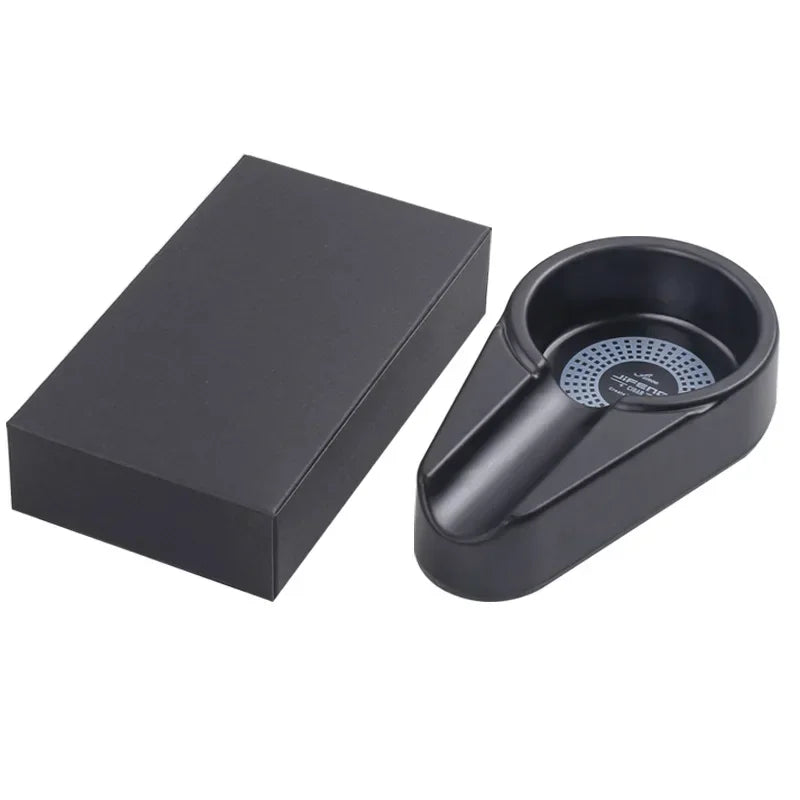 Mini Cigar Ashtray Ash Tray Holder Cigarette Ashtray Single Cigar Holder Cigar Ash Slot Tobacco Cigarette Ashtray