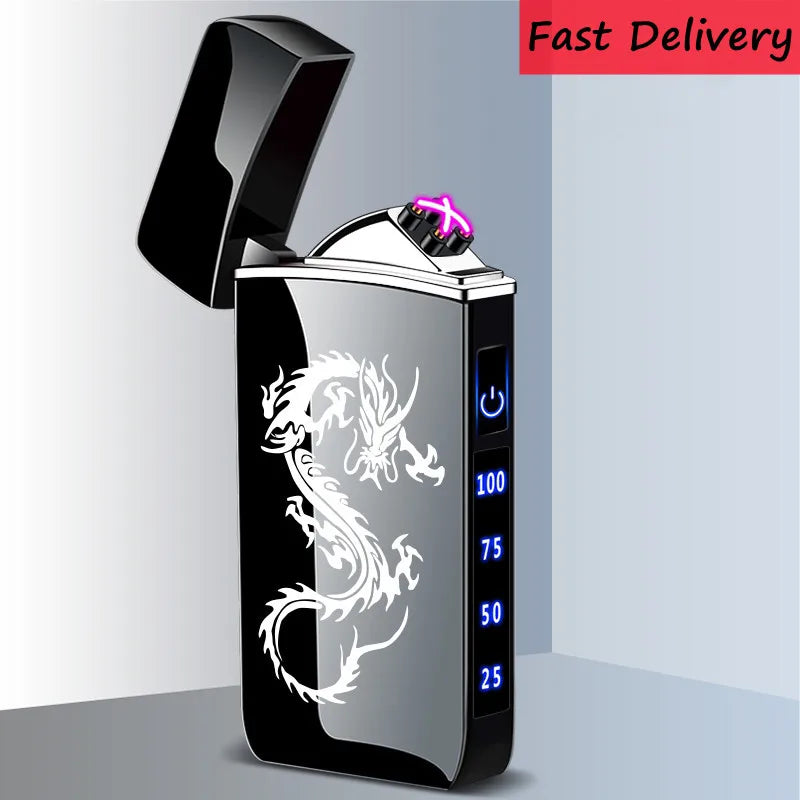 Touch Sensing Dual Arc USB Lighter