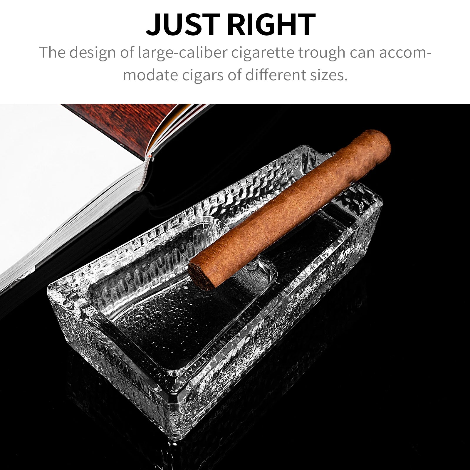 Clear Glass Ashtray B