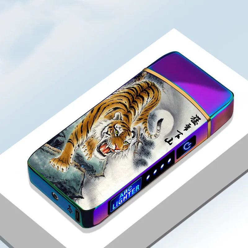 Windproof Double Arc Plasma USB Lighter
