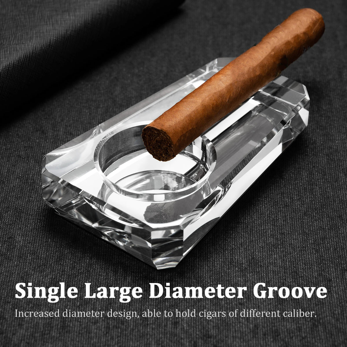 Silver Crystal Ashtray