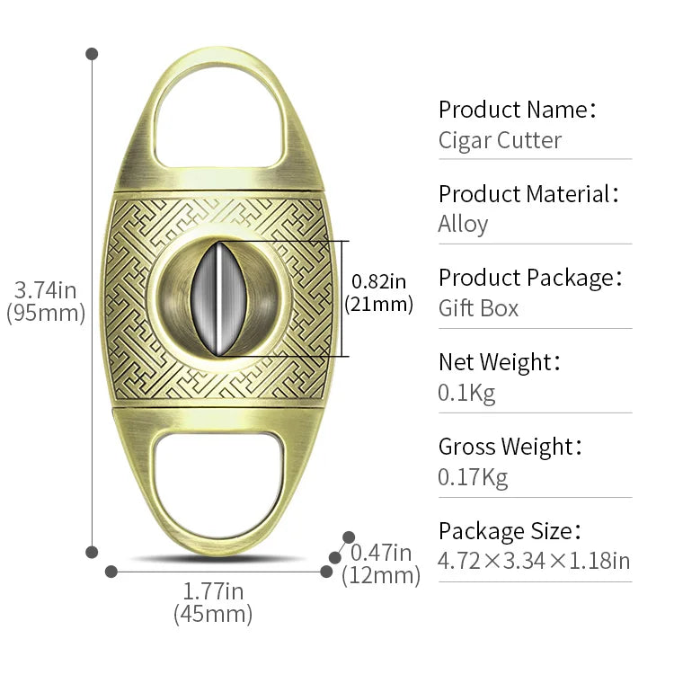 Brushed Silver V-Cutter