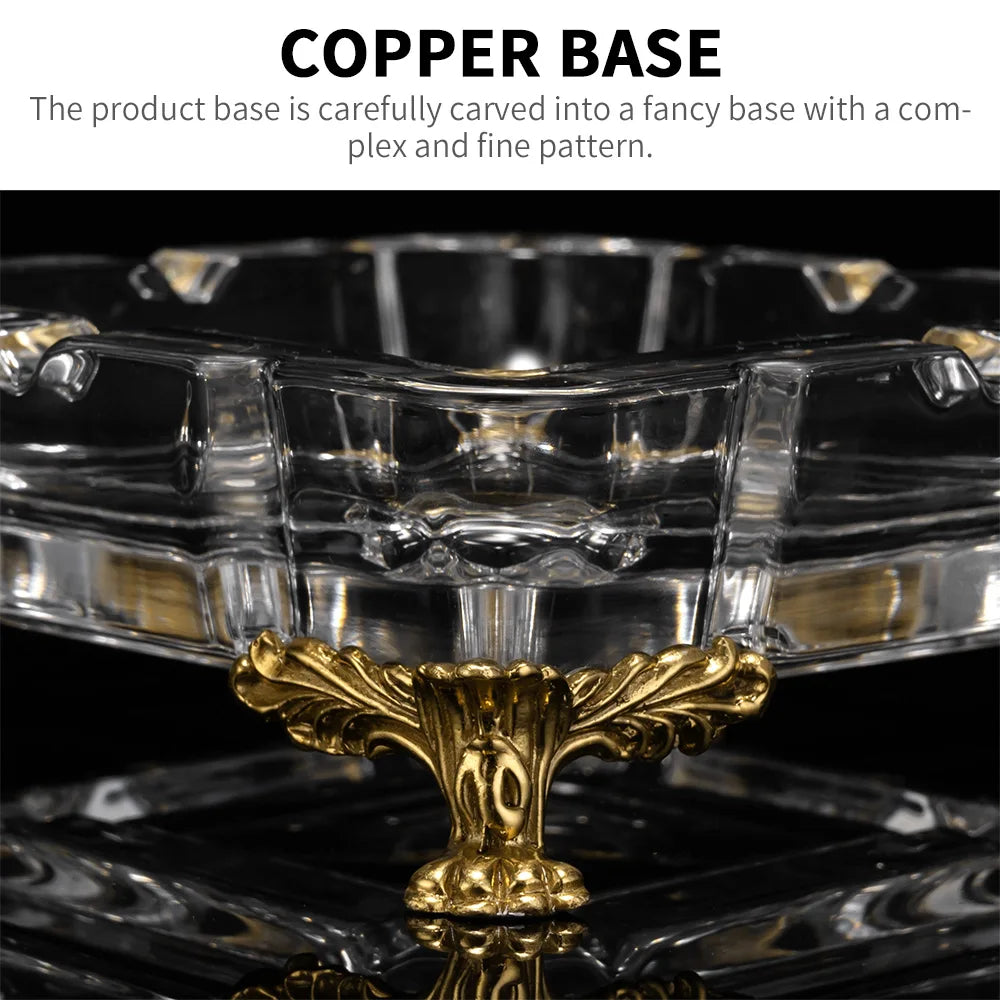 Large Crystal Ashtray