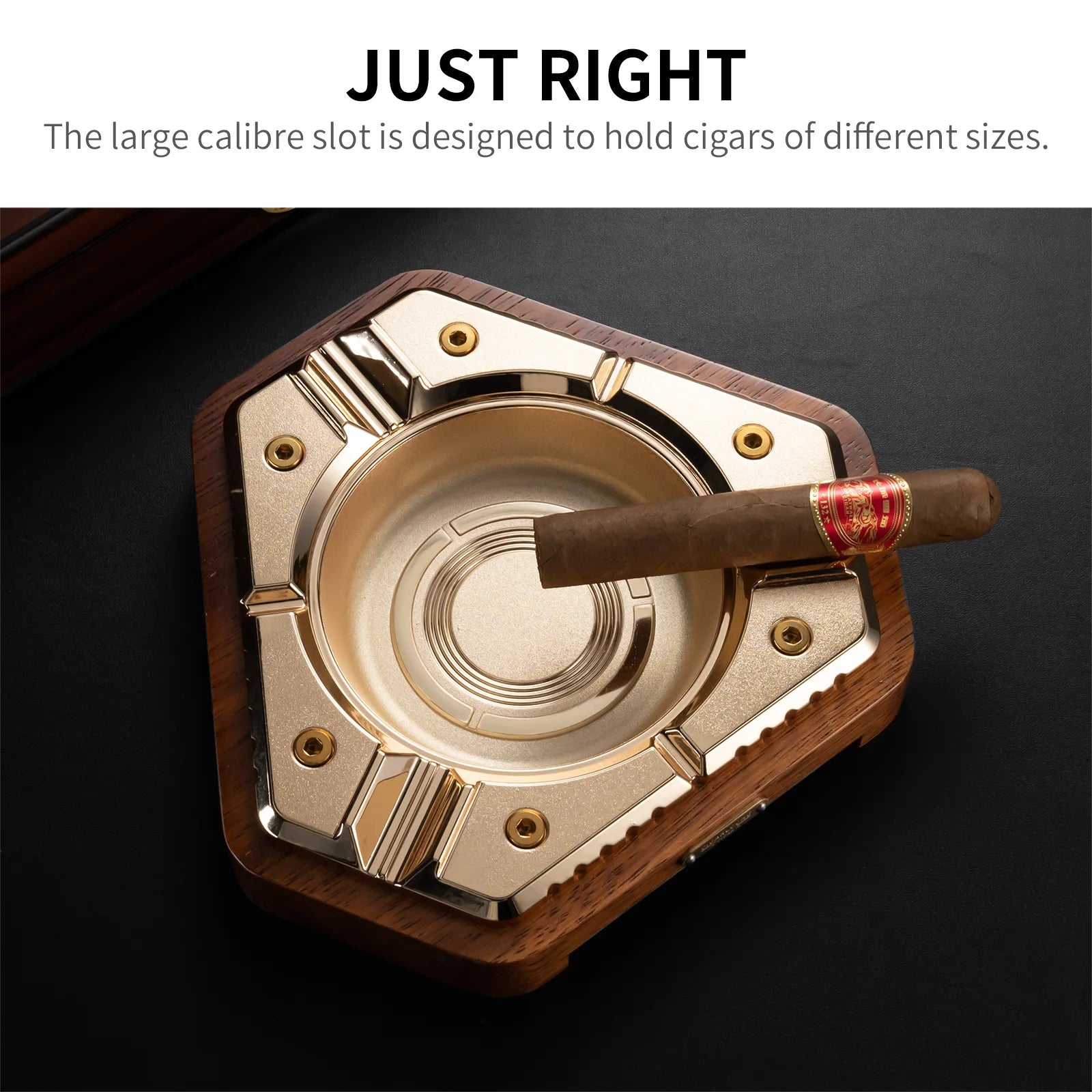 Brilliant Black Ashtray