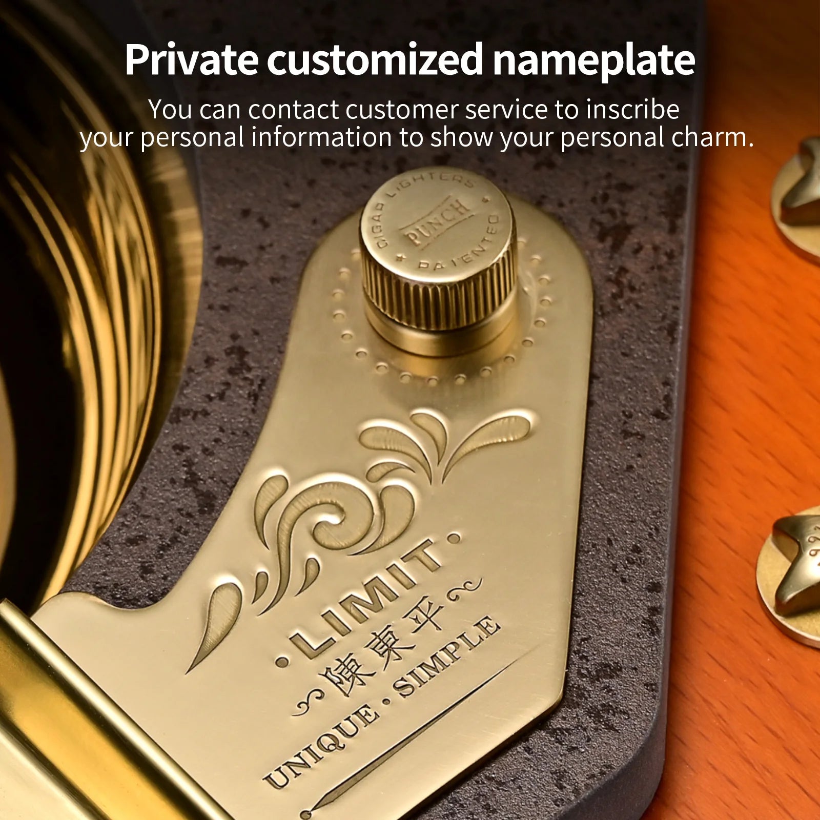 Orange Merbau Ashtray