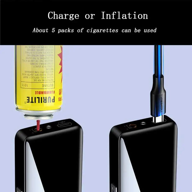 Windproof Arc USB Survival Torch Lighter
