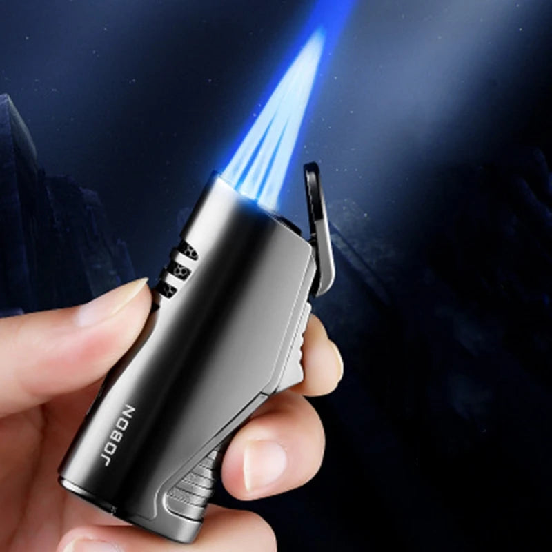 JOBON Triple Torch Jet Lighter with Cutter
