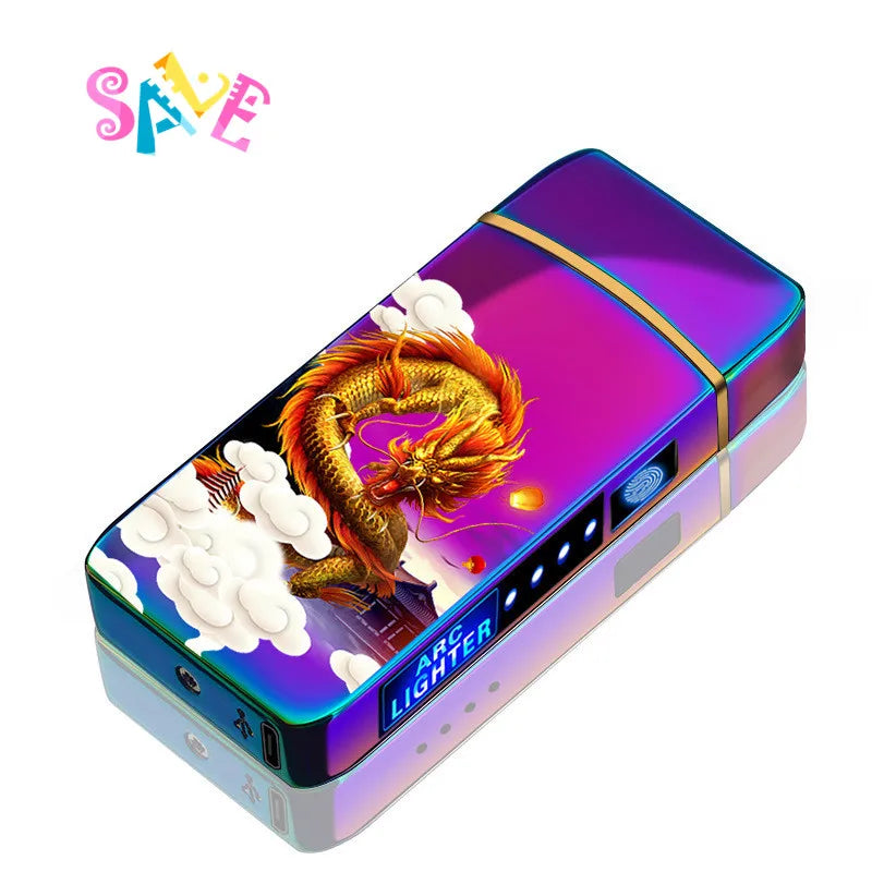 Windproof Double Arc Plasma USB Lighter