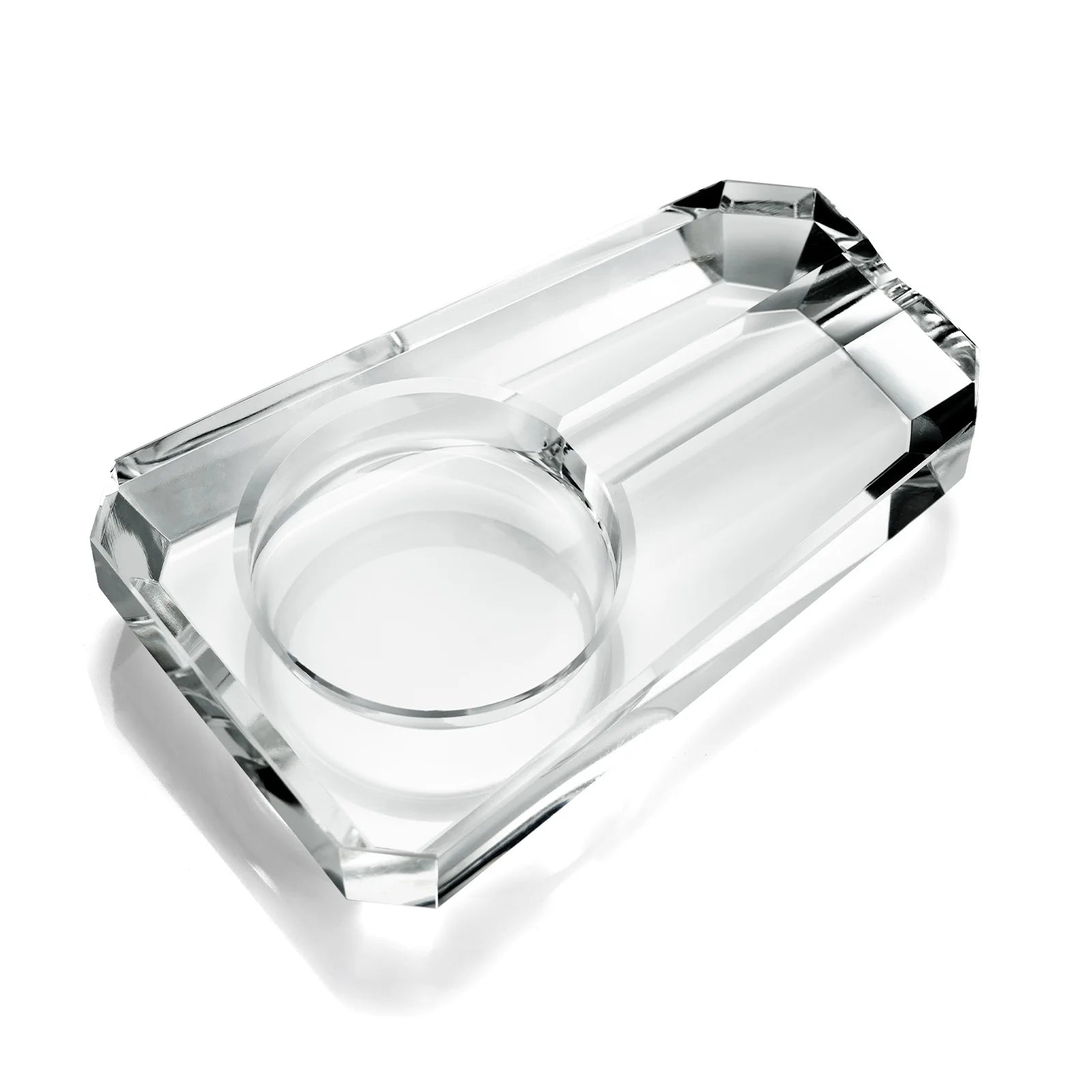 Silver Crystal Ashtray