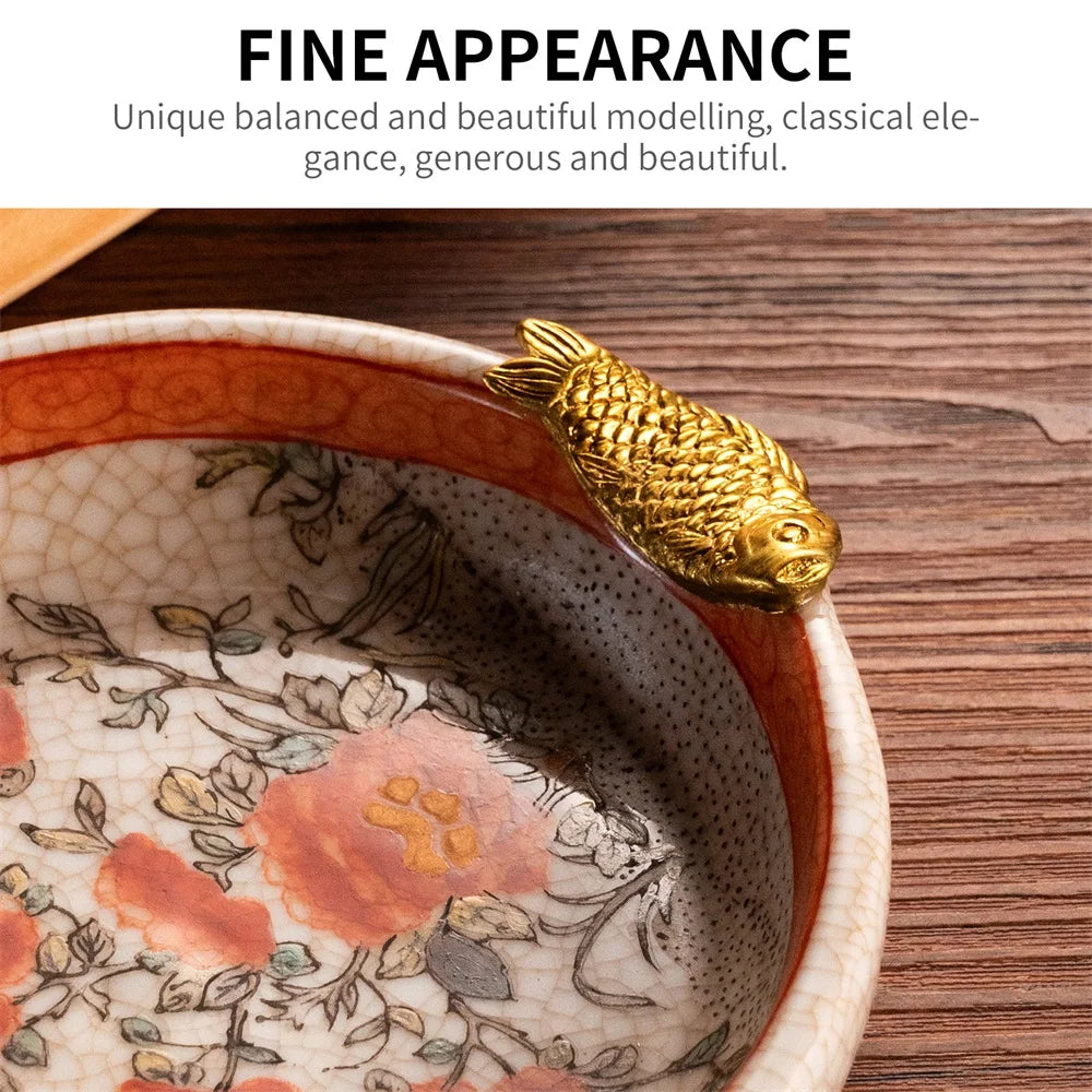 Orange Ceramic Ashtray