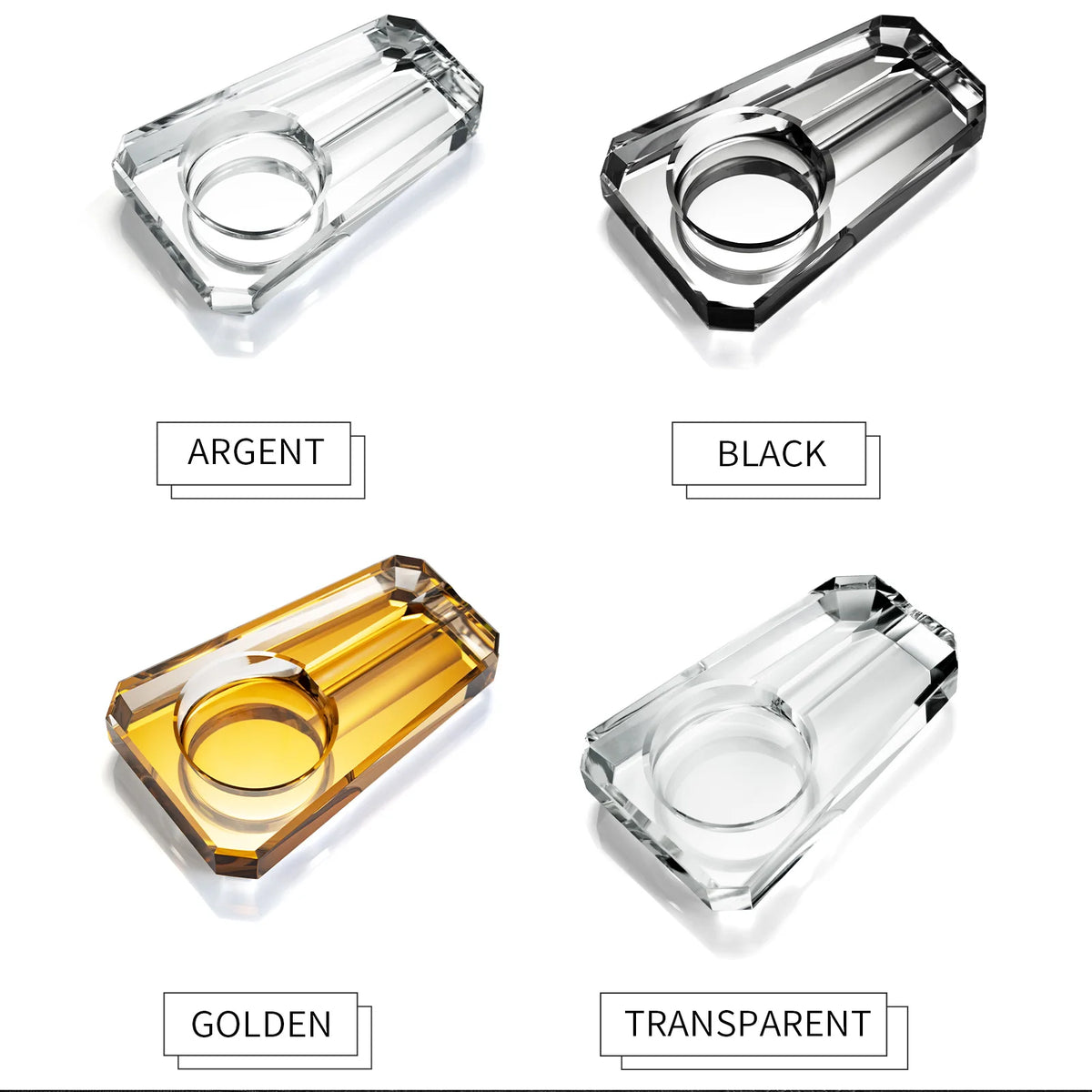 Silver Crystal Ashtray