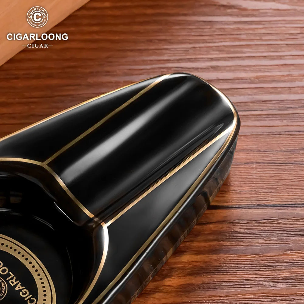 White Ceramic Ashtray