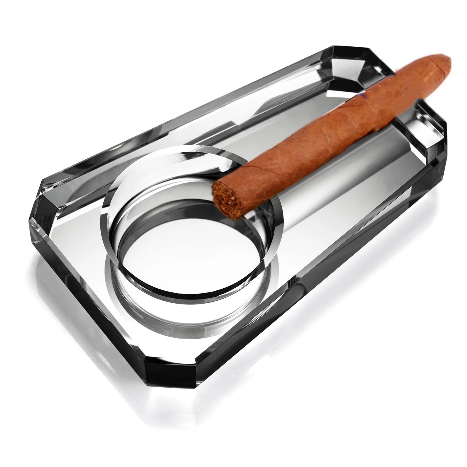 Silver Crystal Ashtray