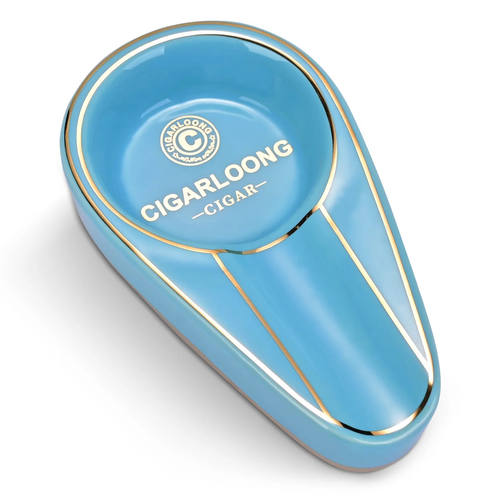 White Ceramic Ashtray