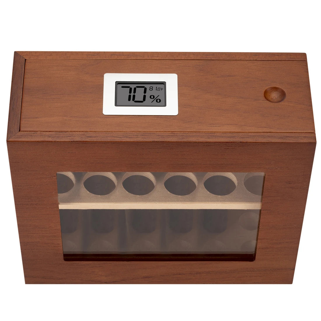 Wood Humidor Box with Window