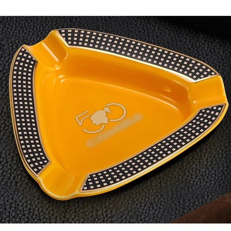 Artistic Porcelain Cigar Ashtray