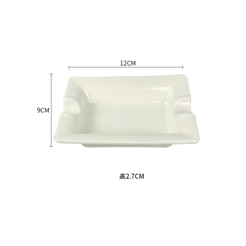 Handmade minimalist ashtray Ceramic Advanced Cigar ashtray office a living room high-quality Smoking Accessories