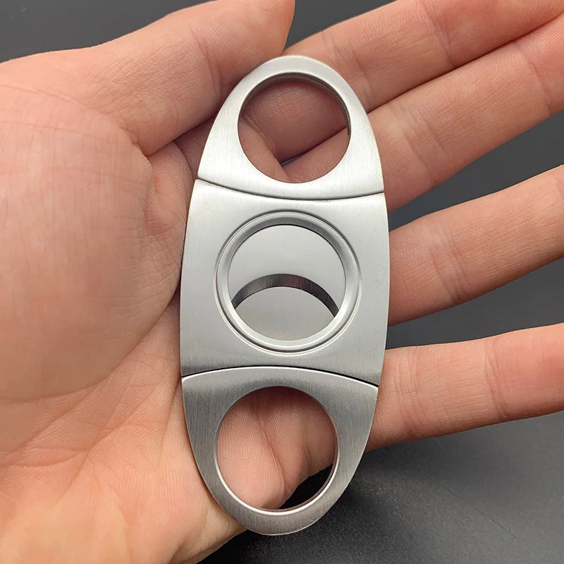 Cigar Cutter Stainless Steel Metal Classic Cutter Guillotine Cigar Scissors