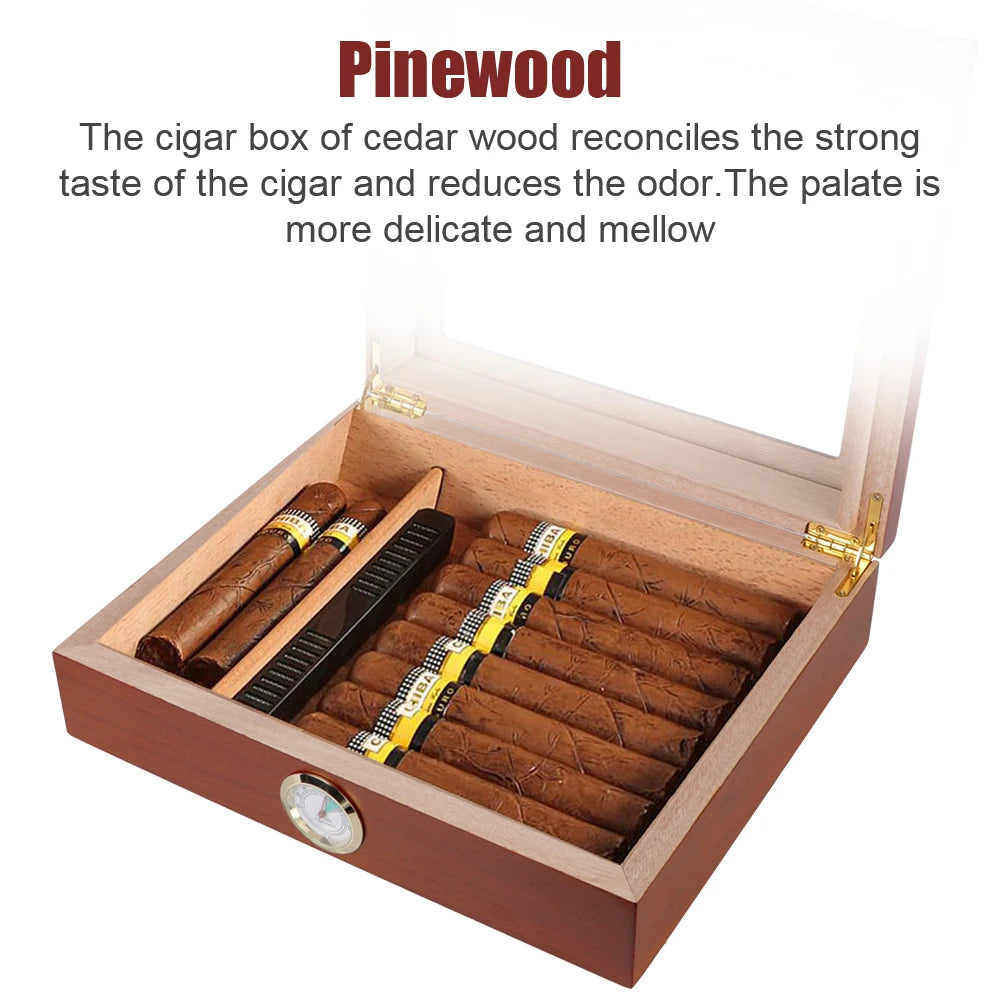 Red Transparent Humidor