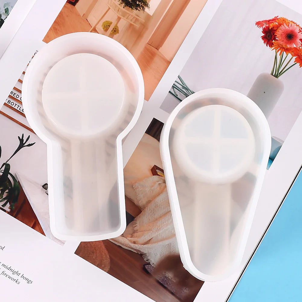 Cigar Holder Ashtray Epoxy Resin Mold Cigarette Ash Tray Silicone Mould DIY Crafts Home Display Decorations Casting Accessories