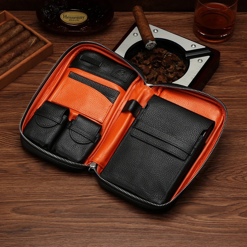 Galiner Leather Cigar Storage Bag