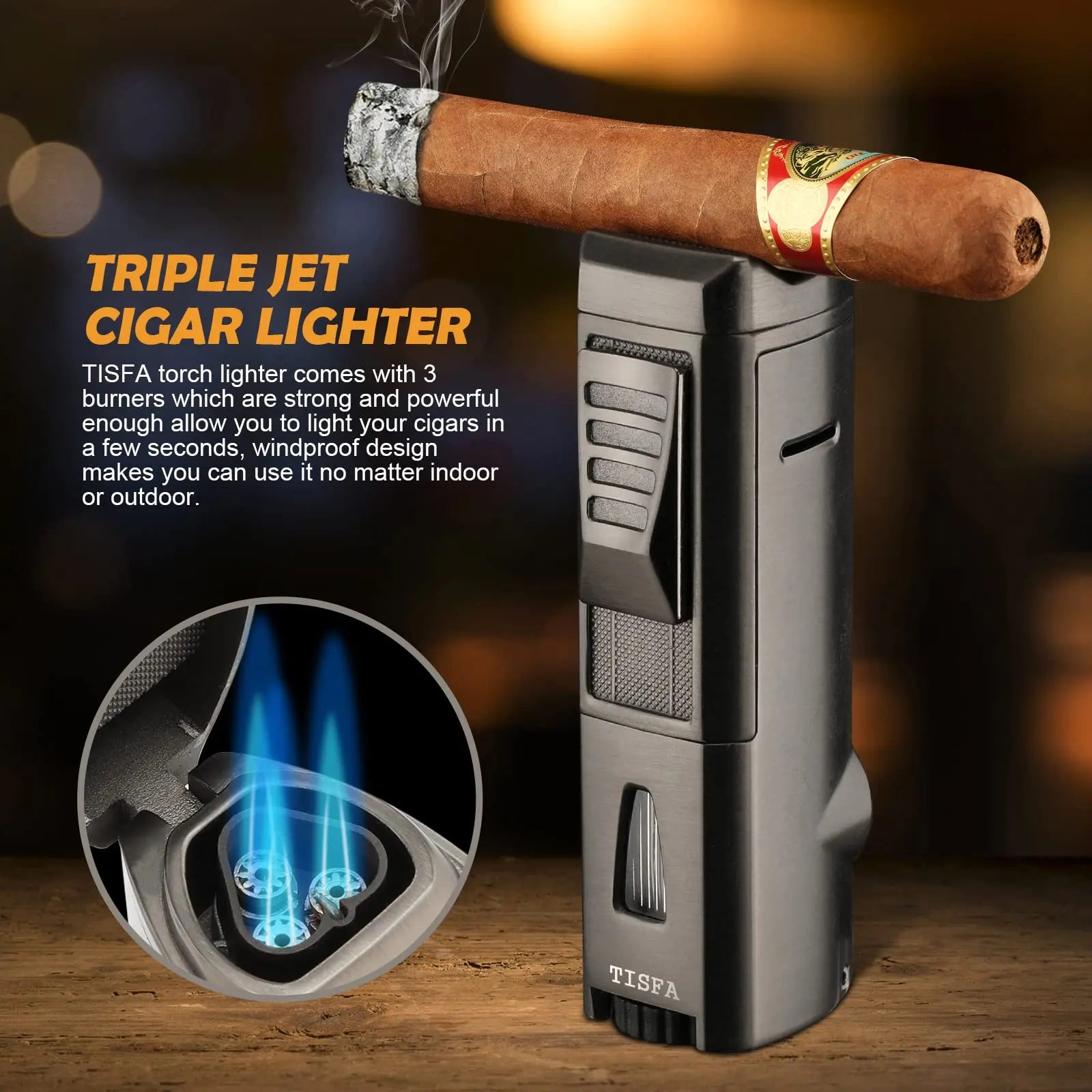 Triple Jet Torch with Punch