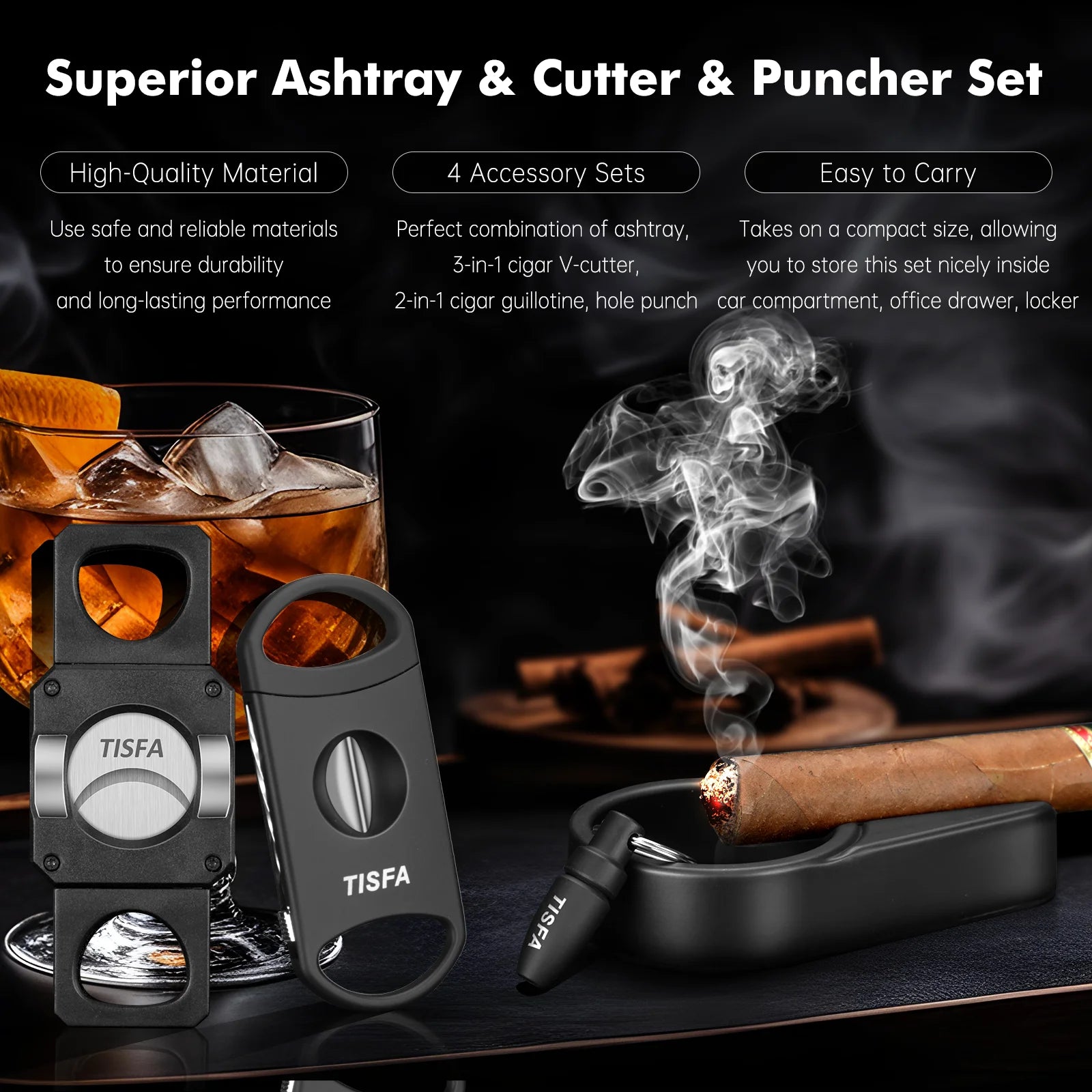 Cigar Ashtray Set