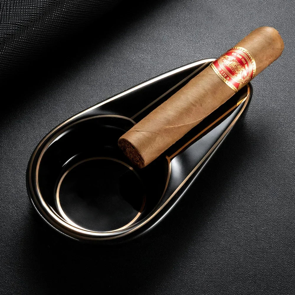 Anti-Slip Pocket Ceramic Ashtray