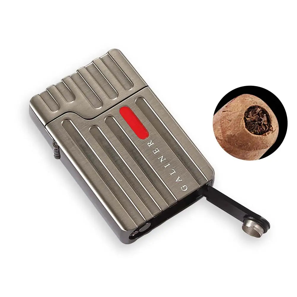 Metal 2 Jet Torch Lighter with Punch