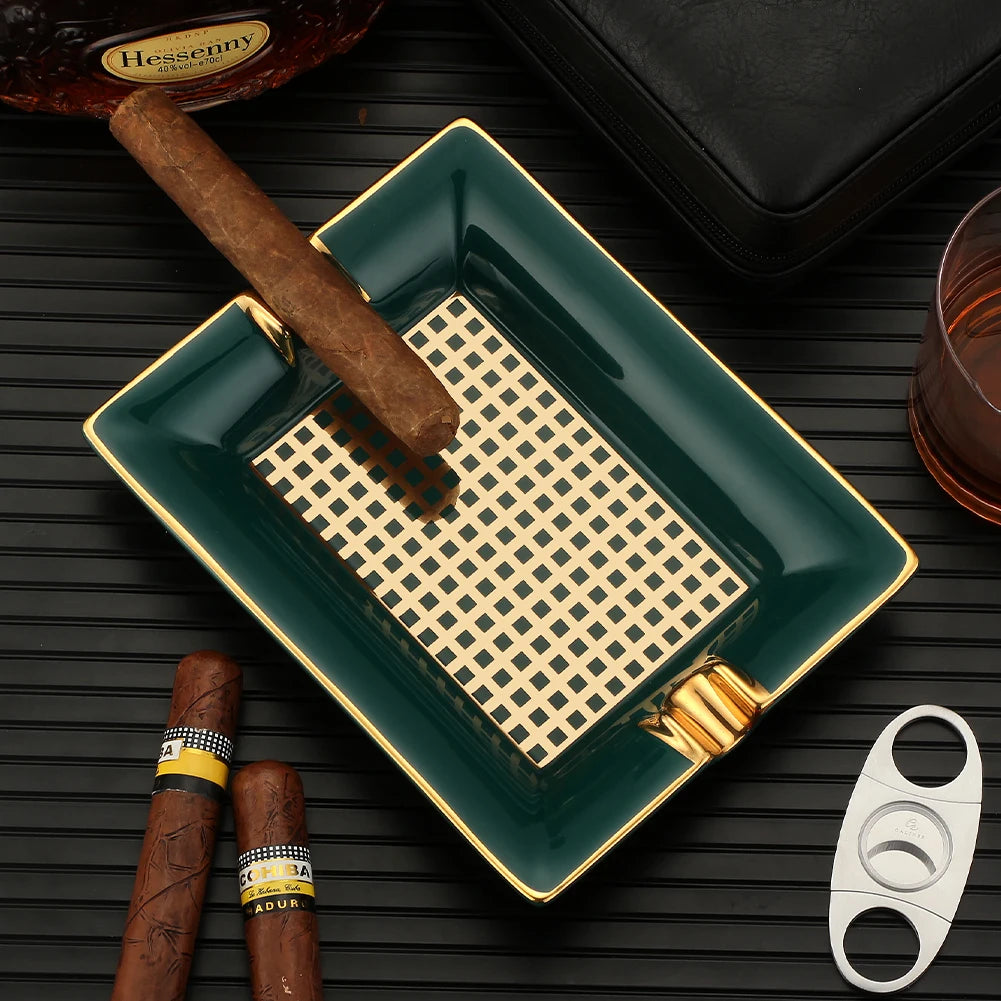Lubinski Large Ceramic Tobacco Ashtray