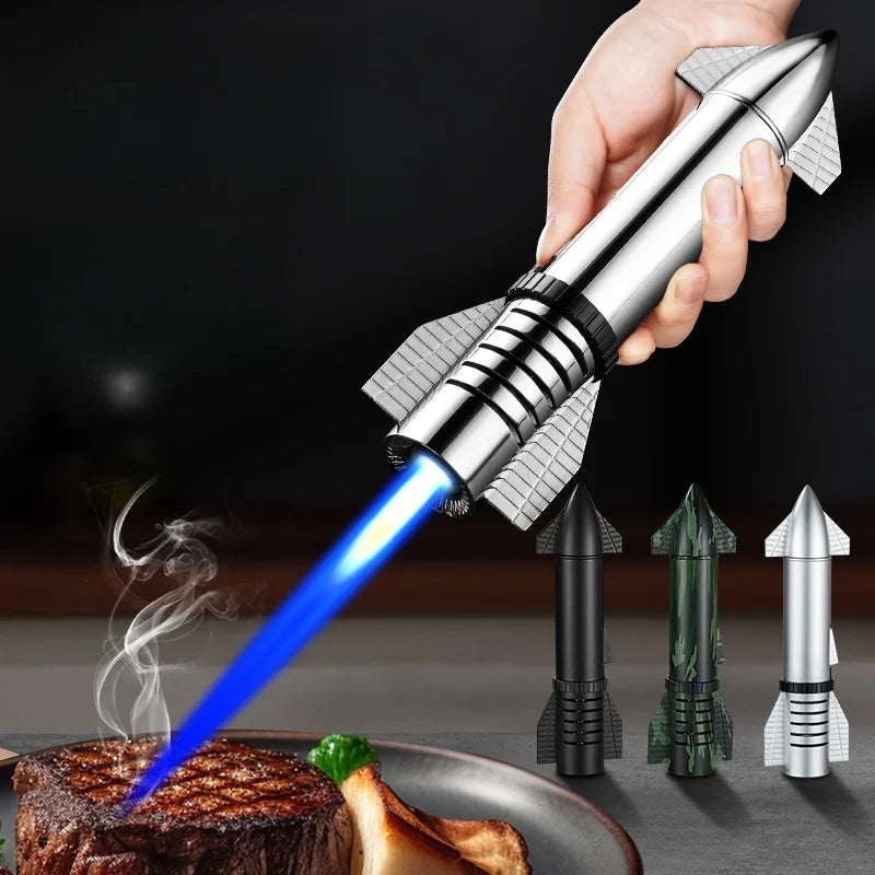 Starship Shape Butane Gas Torch Lighter