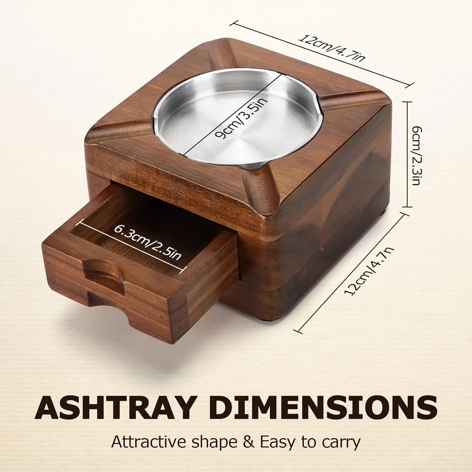 top grade wood ashtray box cigar holder whisky with drawer tobacco cigar cutter storage phone holder smoking accessories