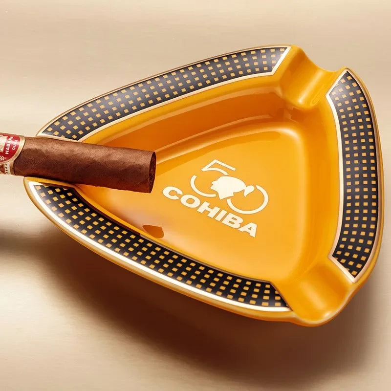 Luxury Ceramic Cigar Ashtray Set