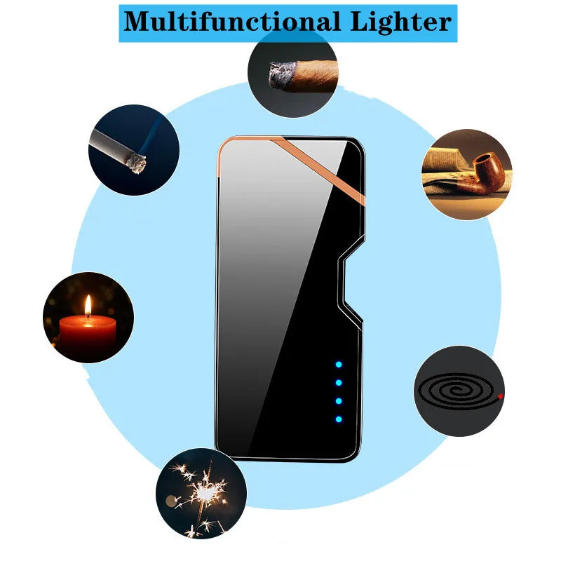 Laser Induction Double Arc USB Lighter