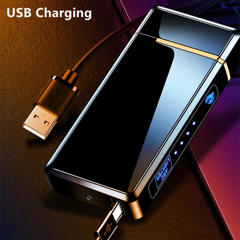 Touch Induction Arc USB Lighter with Custom Display