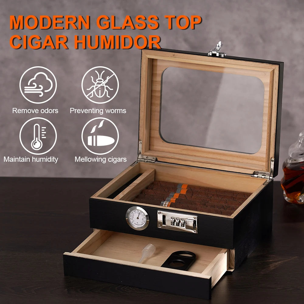 Glass Top Humidor