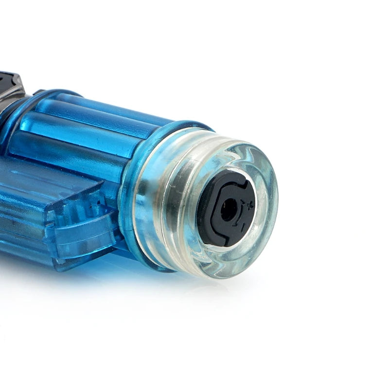 Windproof Trip Torch Jet Flame Refillable gas Cigarette Cigar